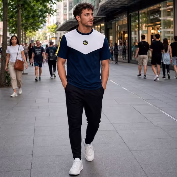 Футболка Nike M NSW CS DF TEE Синий S - 7