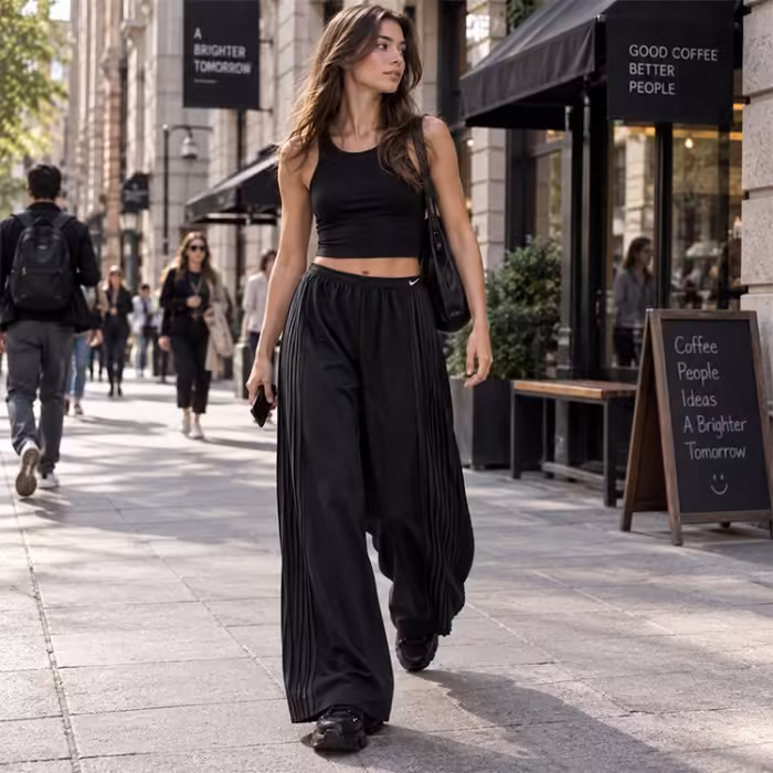Брюки Nike Sportswear Pleated Trousers Черный XXL - 8