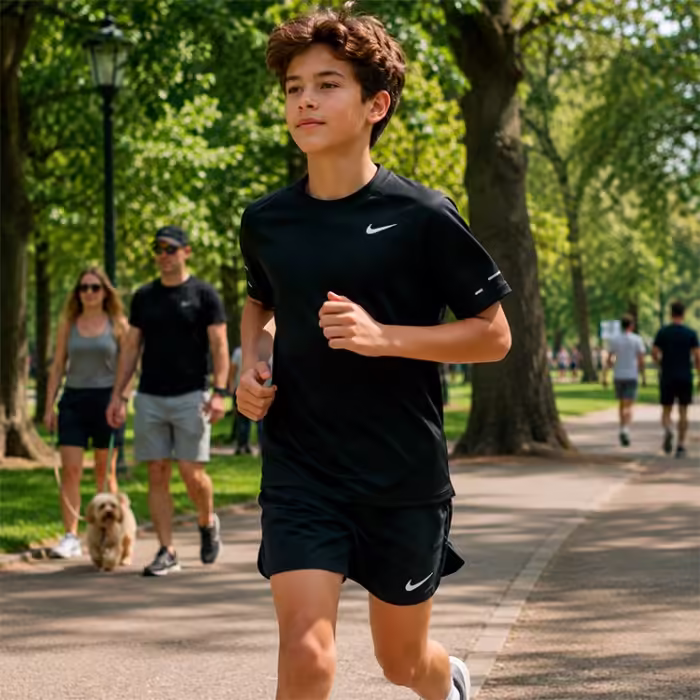 Футболка Nike Stride Dri-FIT Черный L - 7