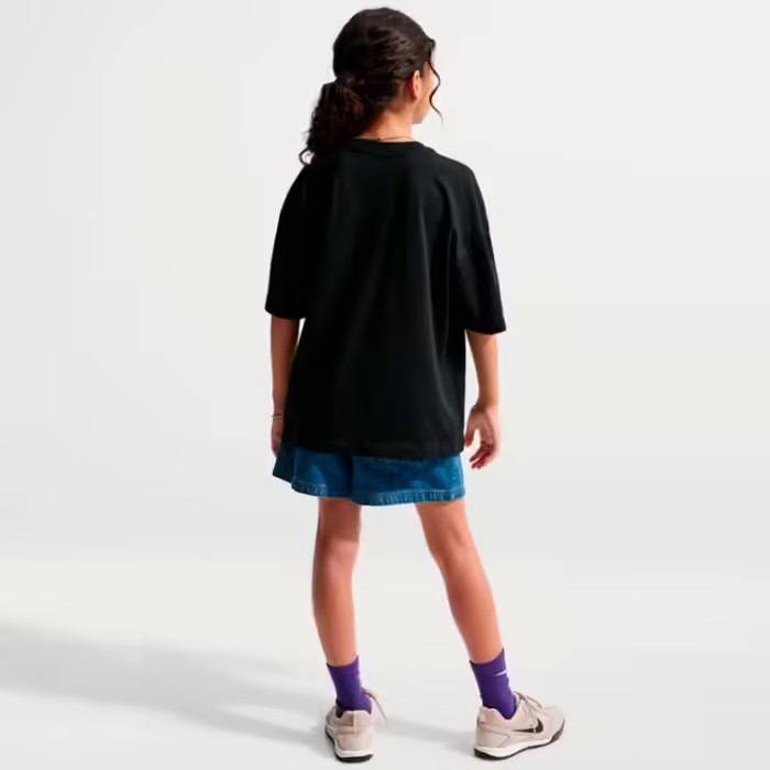 Tricou Nike SPORTSWEAR FLOWERS Negru XS - 4