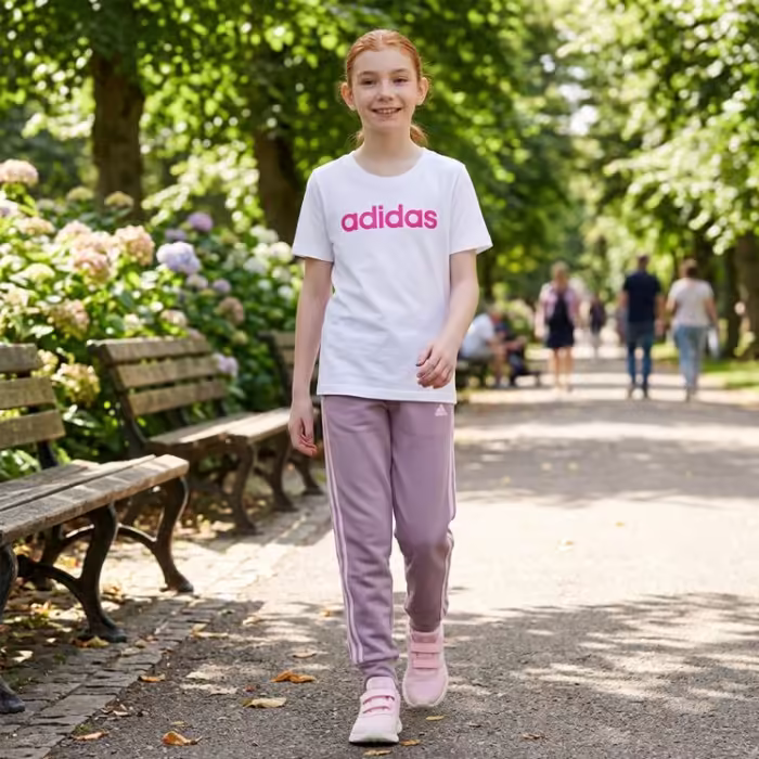 Брюки Adidas G FI 3S PT Сиреневый 128 - 8
