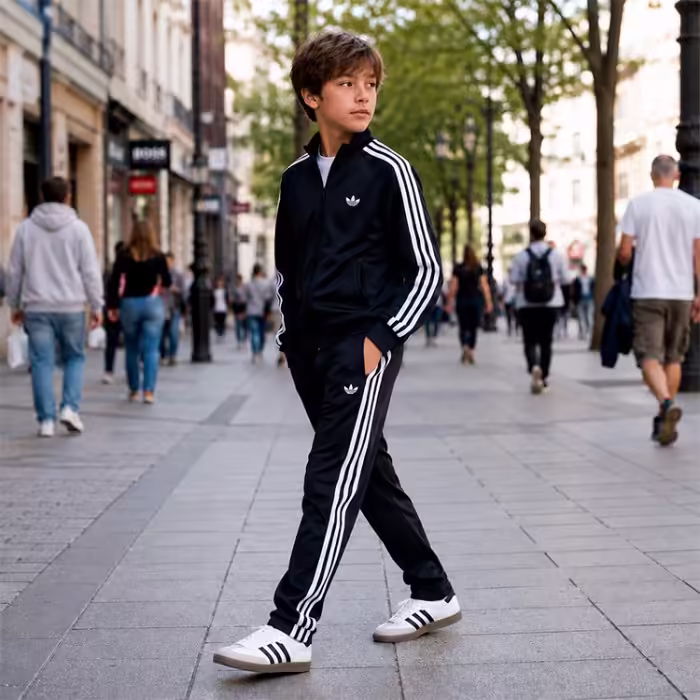 Pantaloni Adidas FIREBIRD TP Negru 128 - 8