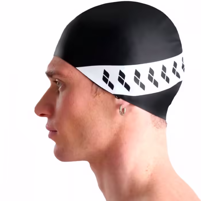 Силиконовая шапочка для плавания Arena ICONS TEAM STRIPE CAP - 2