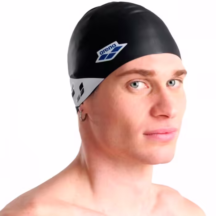 Силиконовая шапочка для плавания Arena ICONS TEAM STRIPE CAP - 3