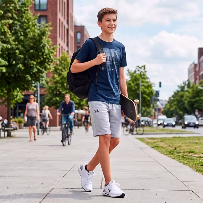 Sorti Under Armour UA Rival Cotton Shorts Gri L - 8