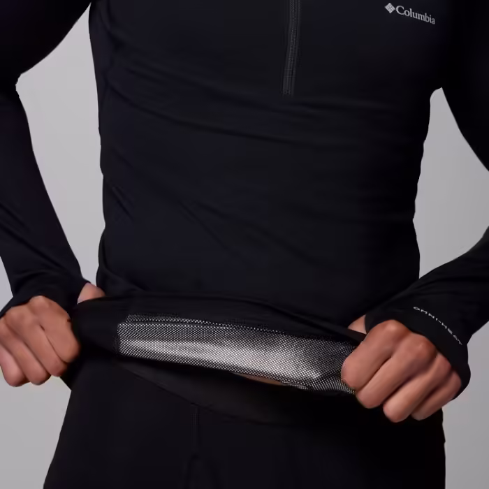 Футболка с длинным рукавом термобелье Columbia Midweight Stretch Long Sleeve Half Zip - 9