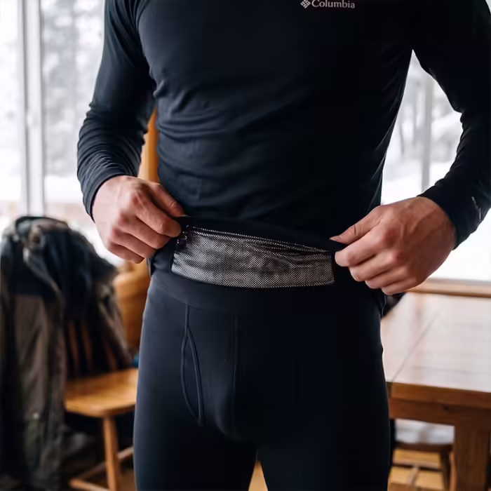 Футболка с длинным рукавом термобелье Columbia Midweight Stretch Long Sleeve Top - 7