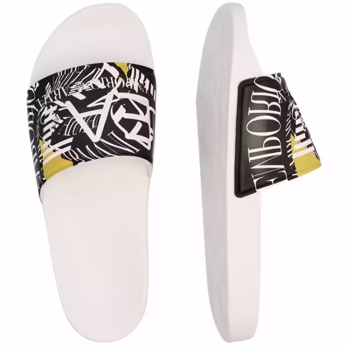 Slapi EA7 EMPORIO ARMANI SLIPPER Alb 40 - 7
