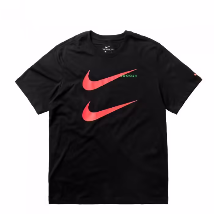 Футболка Nike M NSW SS TEE SWOOSH PK 2 Черный L