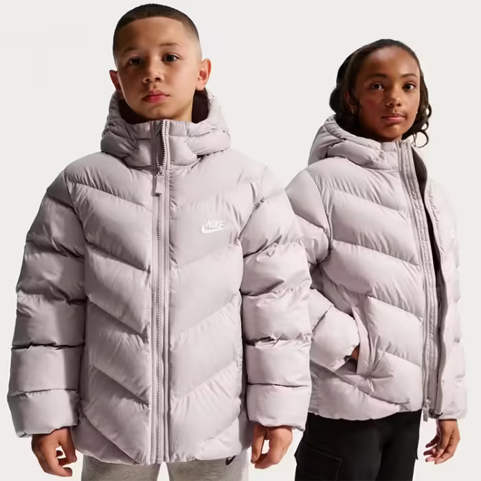 Куртка Nike Sportswear Therma-FIT Loose-Fit Puffer Jacket Серый XS - 3