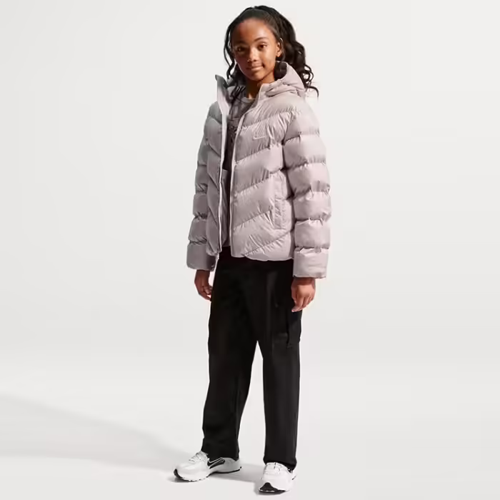 Куртка Nike Sportswear Therma-FIT Loose-Fit Puffer Jacket Серый XS - 5