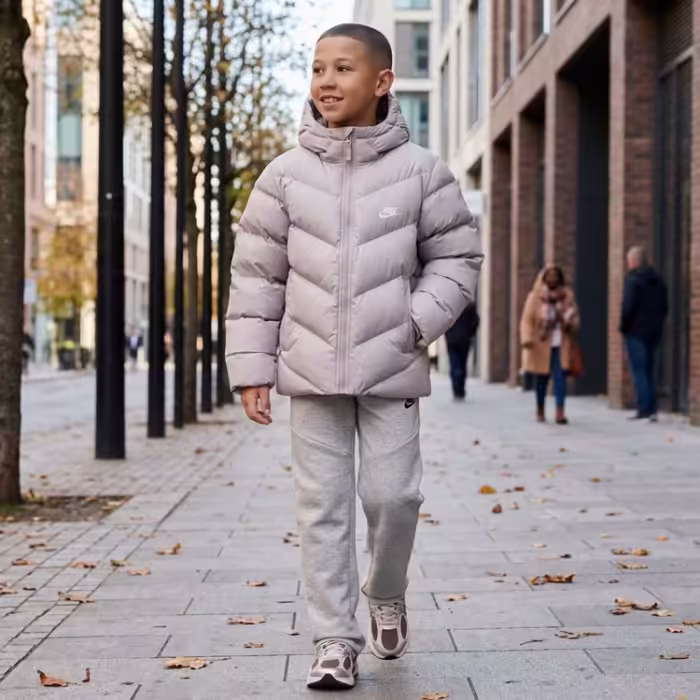 Куртка Nike Sportswear Therma-FIT Loose-Fit Puffer Jacket Серый XS - 8