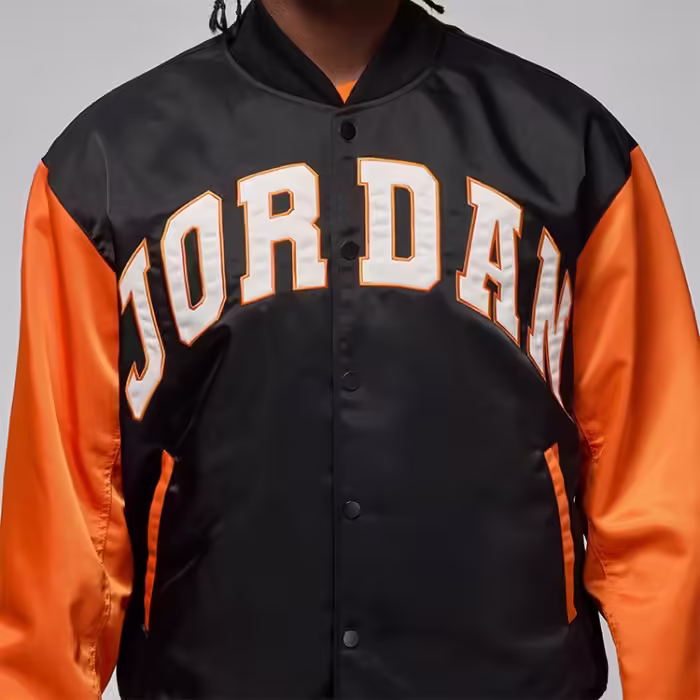 Куртка Nike M J BRK CLGTE VRSTY JKT Черный S - 8