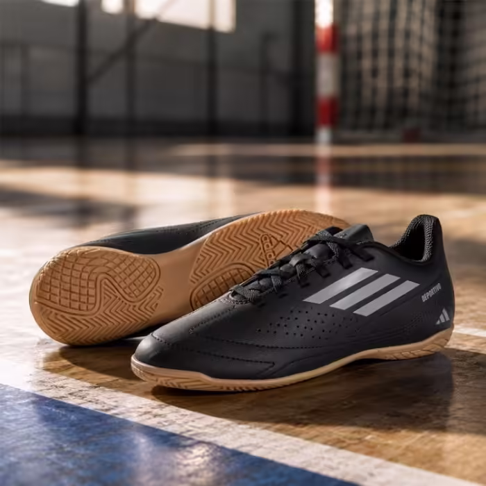 Ghete pentu fotbal Adidas DEPORTIVO III IN J - 10
