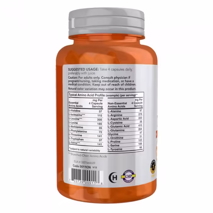 Aminoacizi Now Sports AMINO COMPLETE  120 VCAPS - 3