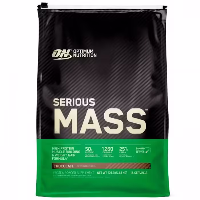 Gheiner Optimum Nutrition SERIOUS MASS CHOCOLATE 12LB