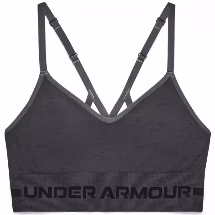 Bra sportive Under Armour UA SEAMLESS LOW LONG HTR BRA Gri S - 5