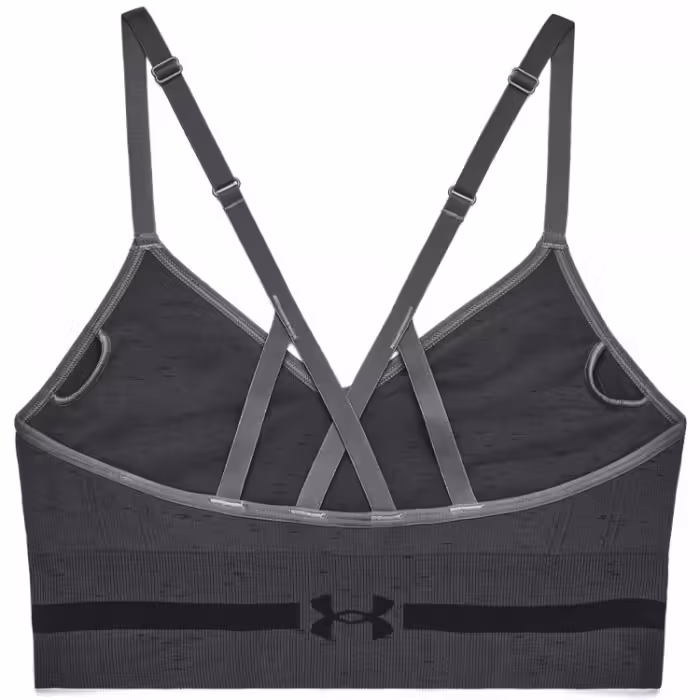 Bra sportive Under Armour UA SEAMLESS LOW LONG HTR BRA Gri S - 6