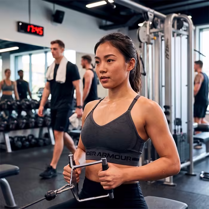 Bra sportive Under Armour UA SEAMLESS LOW LONG HTR BRA Gri S - 7