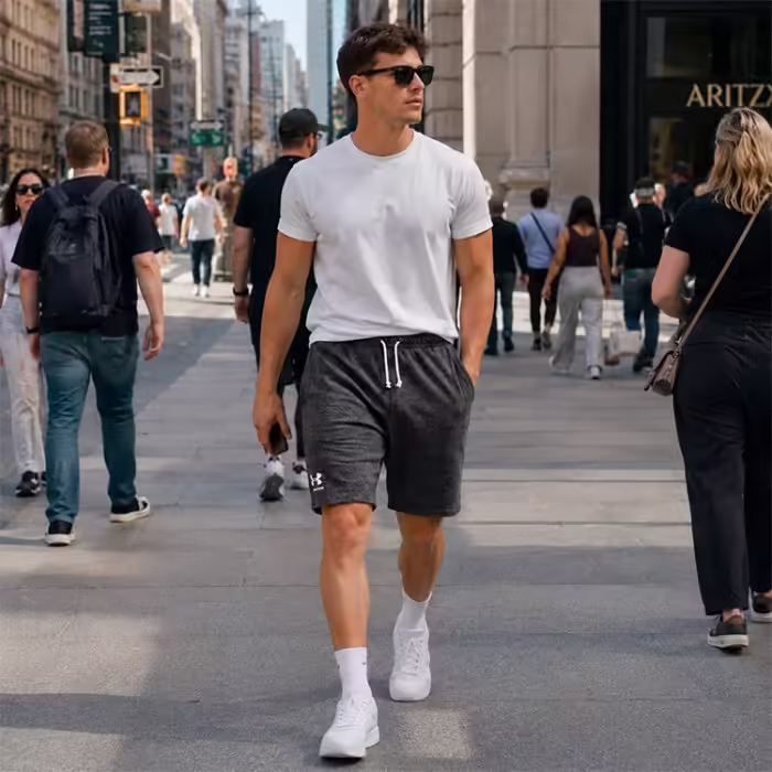 Шорты Under Armour UA RIVAL TERRY SHORT Серый LG - 7