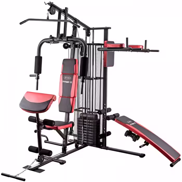 Complex multifuctional HMS TYTAN 12 Negru-rosu