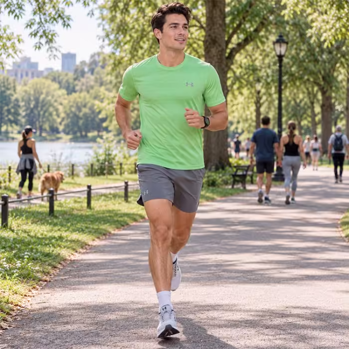 Tricou Under Armour Velociti Verde L - 7