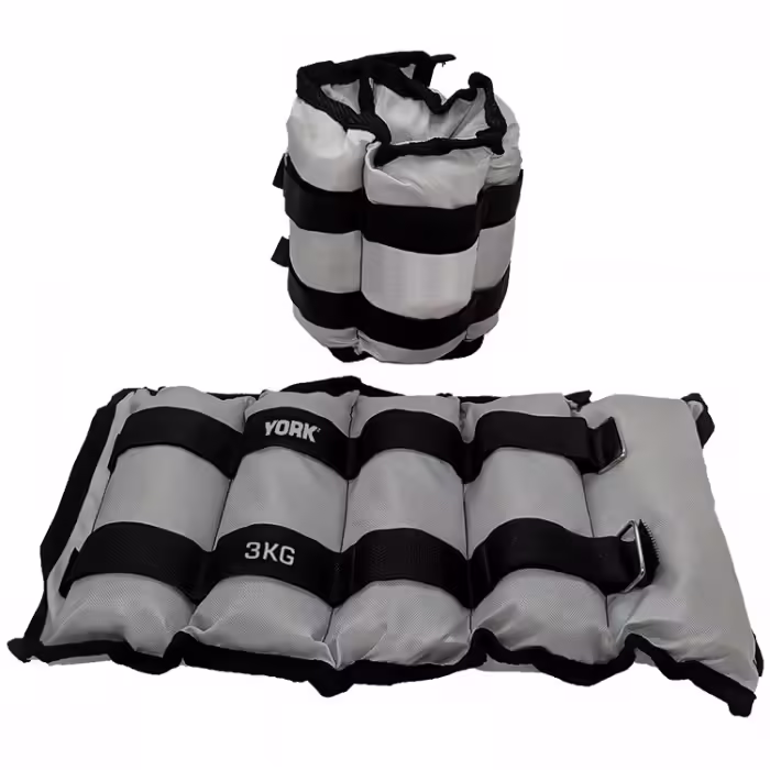 Bratari cu greutati 2x3 kg (pereche) YORK Fitness ankle/wrist weights