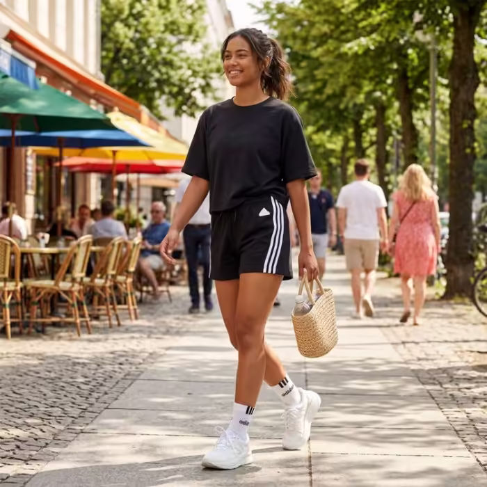 Sorti Adidas W FI 3S SHORT Negru L - 8