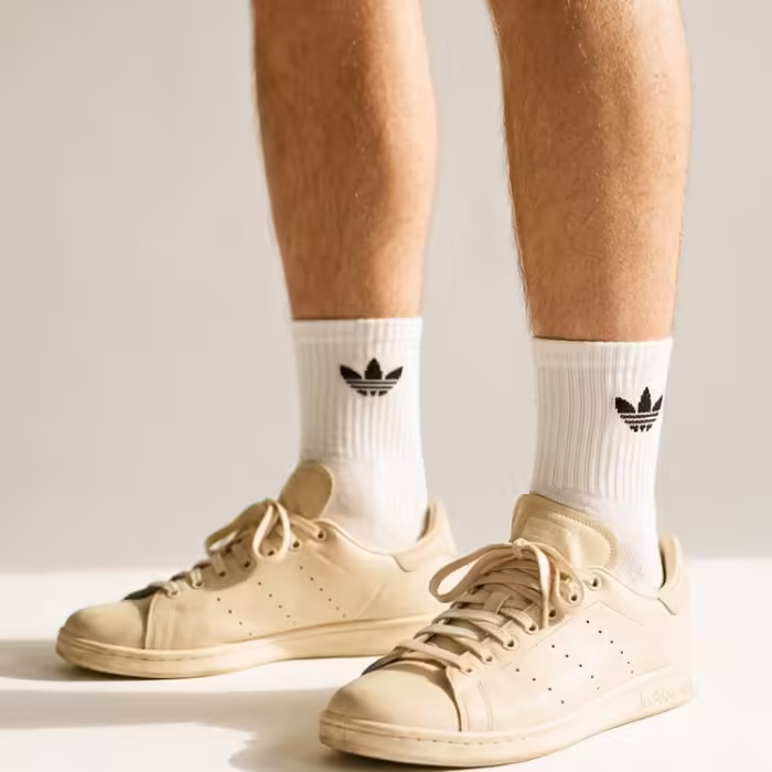Носки Adidas MID CREW Белый S - 5