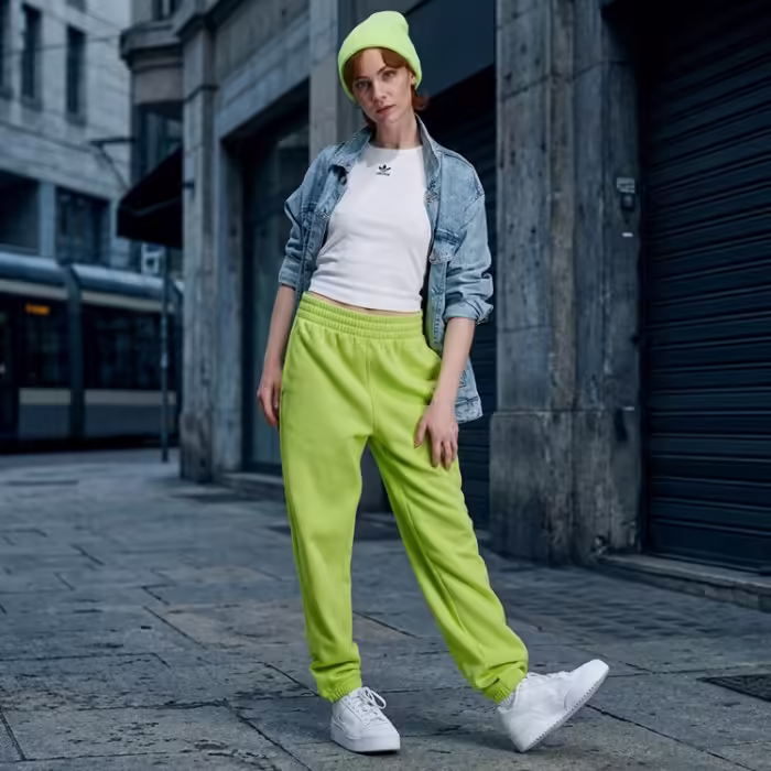 Pantaloni Adidas PANTS Verde deschis L - 7