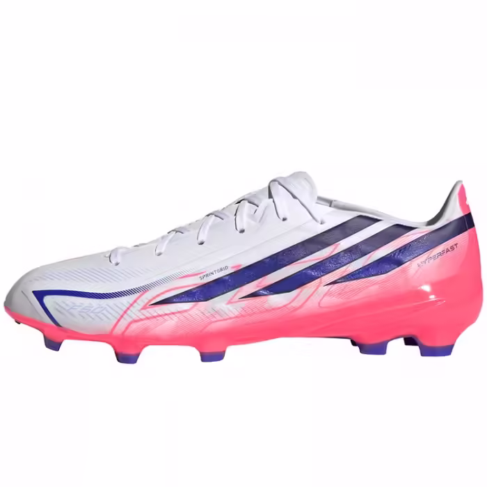 Ghete pentru fotbal Adidas F50 HYPERFAST LEAGUE FG Alb 43.5