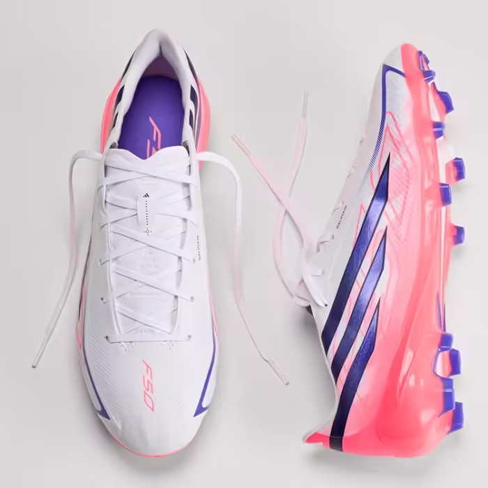 Ghete pentru fotbal Adidas F50 HYPERFAST LEAGUE FG Alb 43.5 - 2