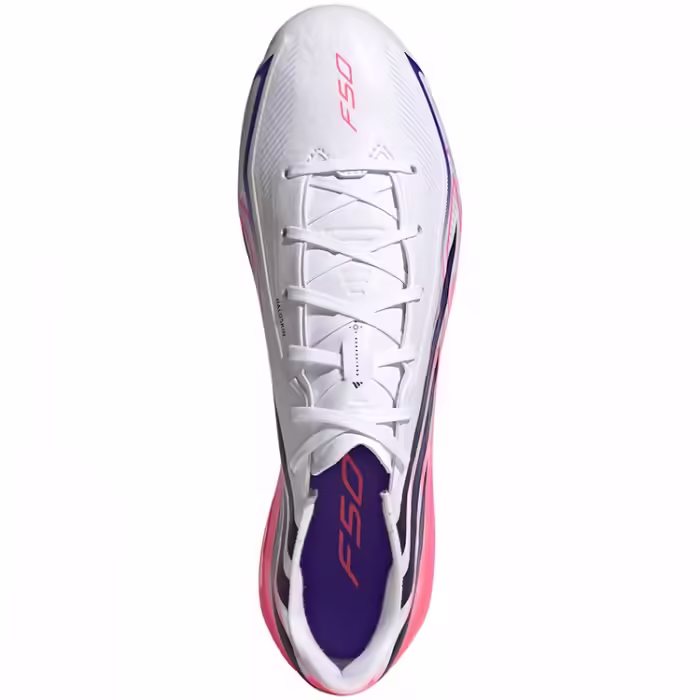 Ghete pentru fotbal Adidas F50 HYPERFAST LEAGUE FG Alb 43.5 - 9