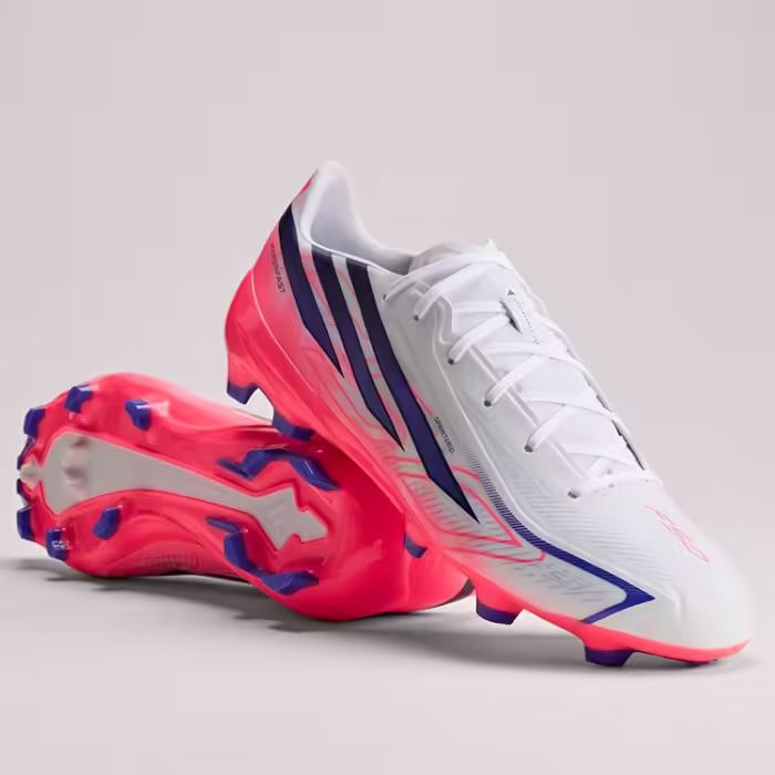 Ghete pentru fotbal Adidas F50 HYPERFAST LEAGUE FG Alb 43.5 - 15