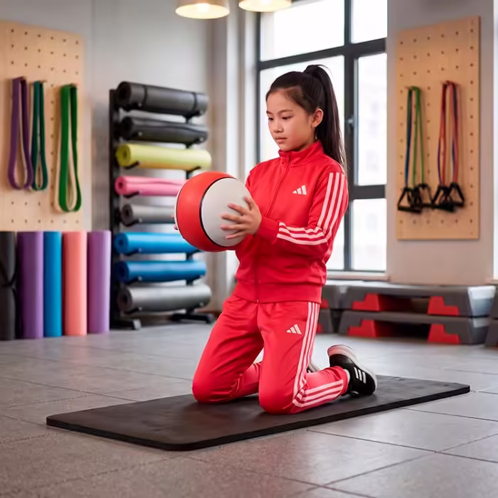 Спортивный костюм Adidas LK 3S TR TS 205 Розовый 110 - 2