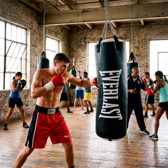 Мешок боксерский Everlast Core BLK Polycanvas - 6