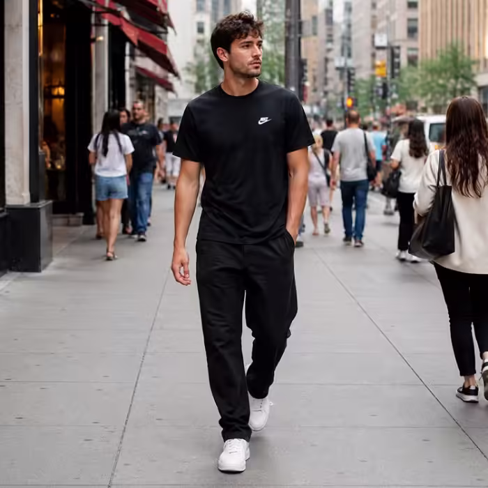 Tricou Nike M NSW CLUB TEE Negru XL - 7