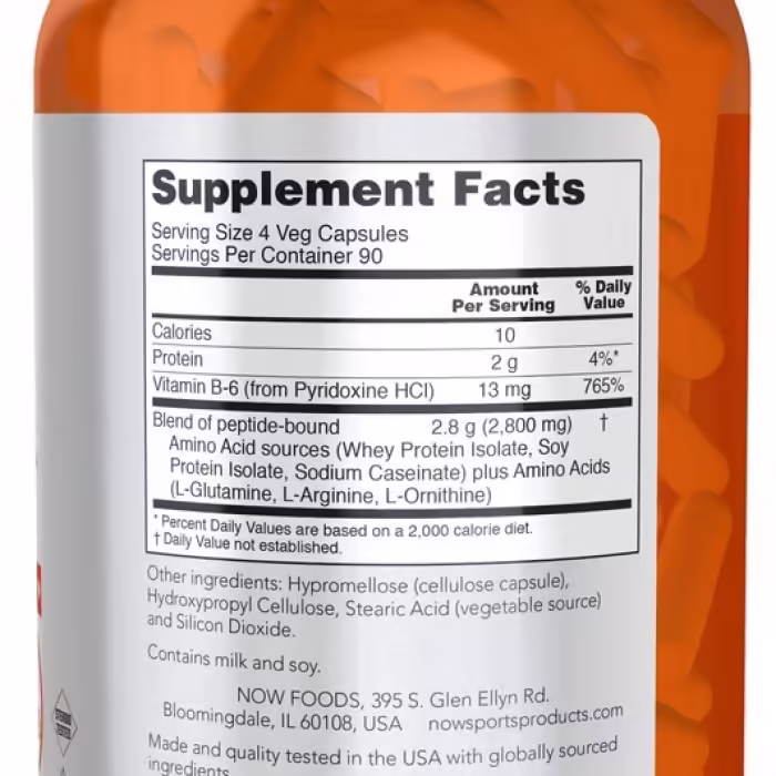 Aminoacizi Now Sports AMINO COMPLETE   360 VCAPS - 2