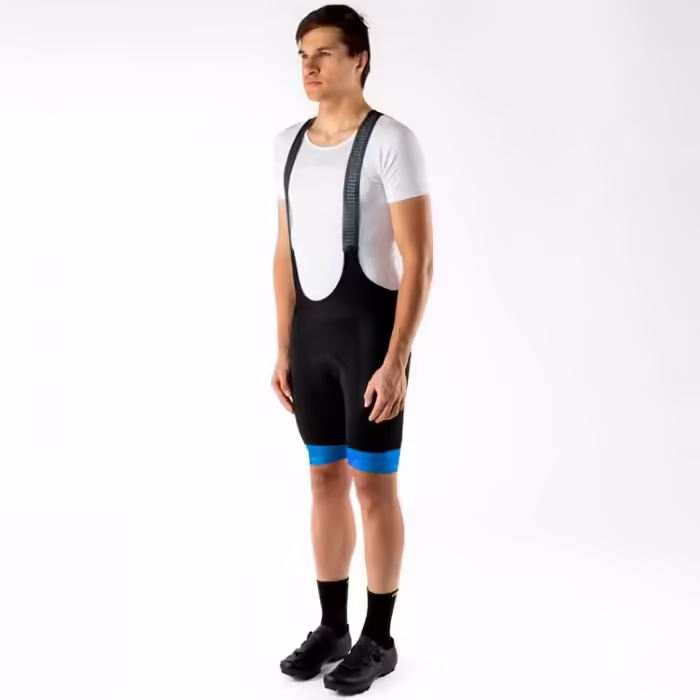 Pantaloni scurti ciclism Force F STRIPE Negru L