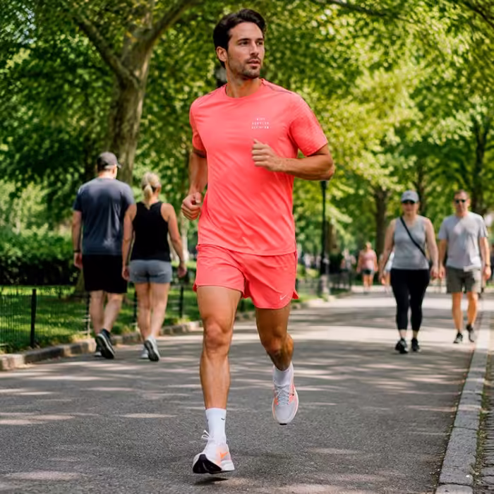 Tricou Nike M NK DF RUN DVN NV RISE 365 SS Roz L - 7