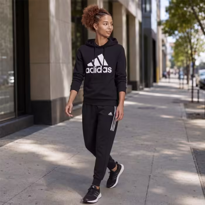 Толстовка Adidas W BL FT HD Черный S - 7
