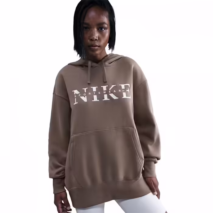 Толстовка Nike W NSW PHNX FLC PO HOOD GLS