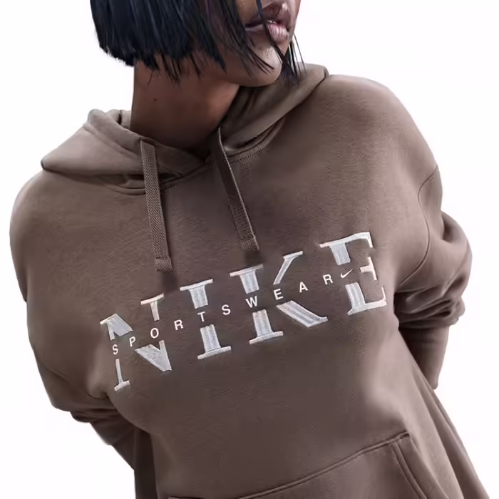 Толстовка Nike W NSW PHNX FLC PO HOOD GLS - 5