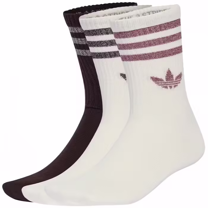 Sosete Adidas 3-STRIPES GLITTER CREW
