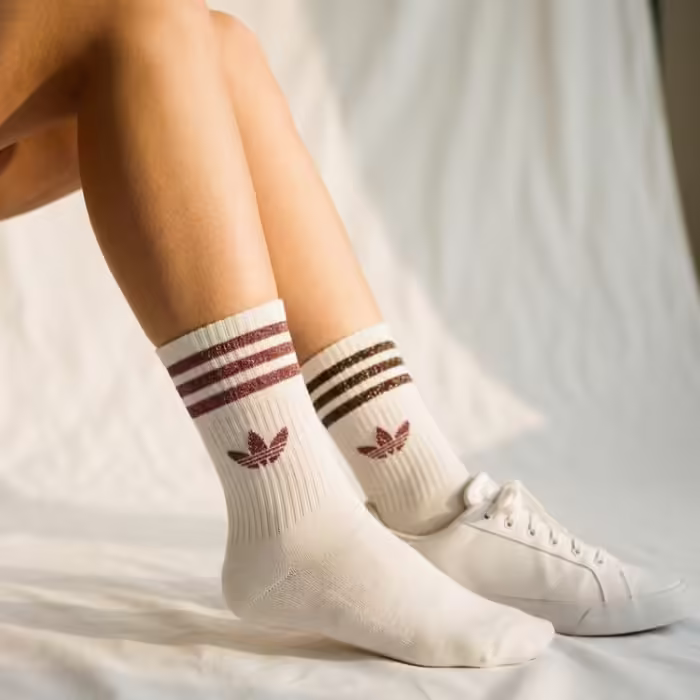 Sosete Adidas 3-STRIPES GLITTER CREW - 6