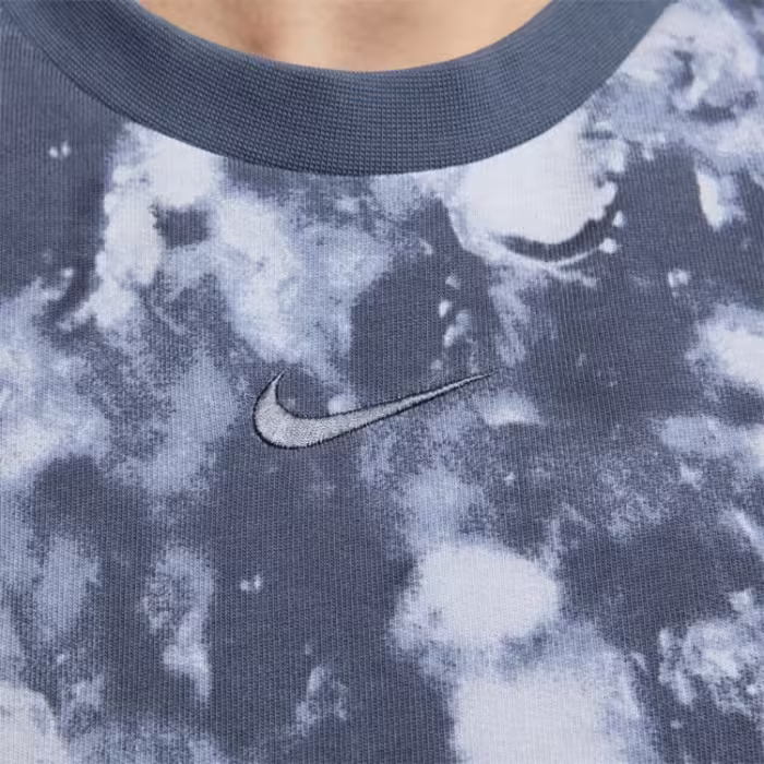 Maiou Nike W NSW WVE DYE JRSY SL TOP A3 Albastru S - 6