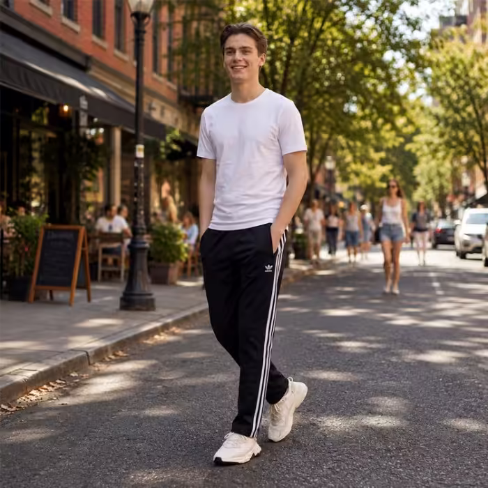 Брюки Adidas BECKENBAUER TP Черный M - 7