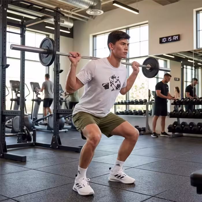 Шорты Adidas TR-ES+  SHORT Оливковый S - 7