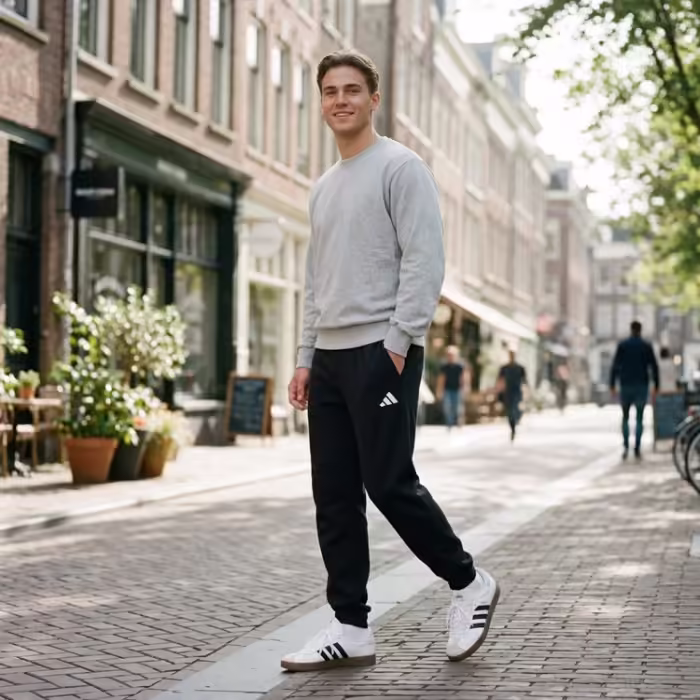 Брюки Adidas ESSENTIALS FEELCOZY FLEECE Черный XS - 7