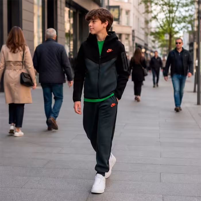 Толстовка Nike TECH FLEECE HOODIE Черный S - 7